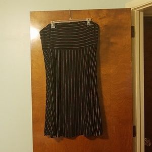 Rainbow stripe dress